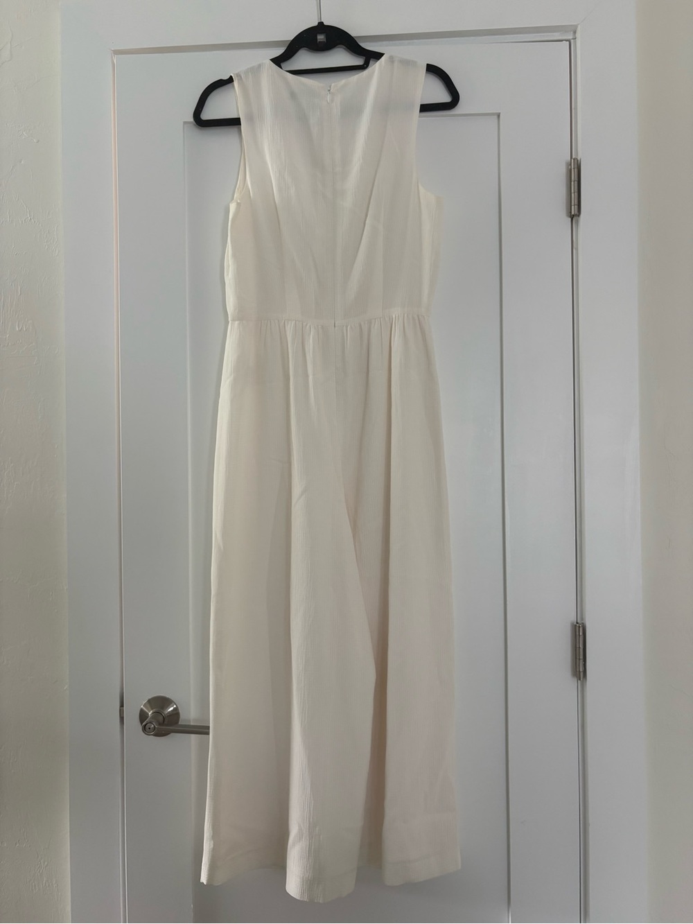 Club Monaco White Ruched Wide Leg Jumpsuit Size 4 - Picture 2 of 4
